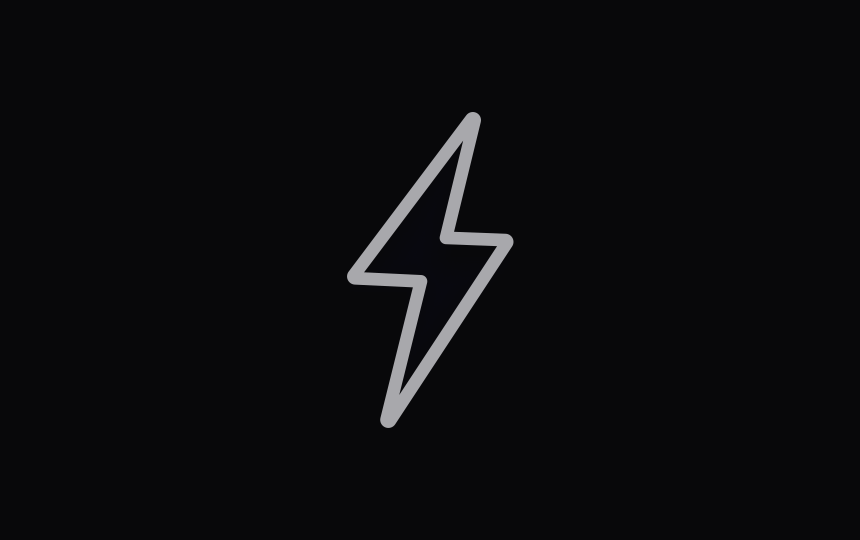 ZapCard matte black card with its silver foil bolt